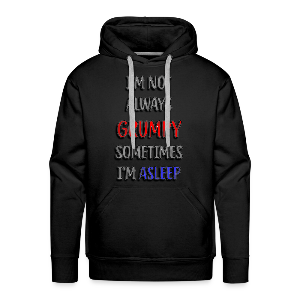 Grumpy Men’s Premium Hoodie - black