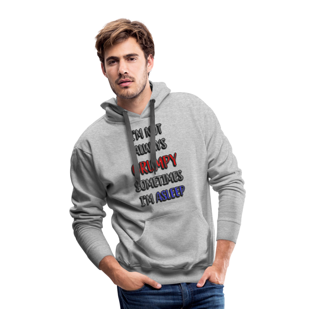 Grumpy Men’s Premium Hoodie - heather grey