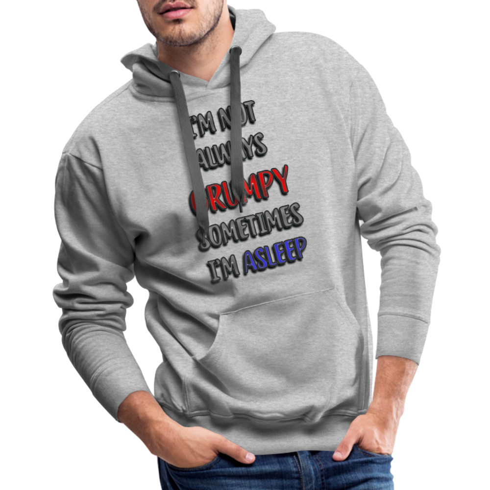 Grumpy Men’s Premium Hoodie - heather grey