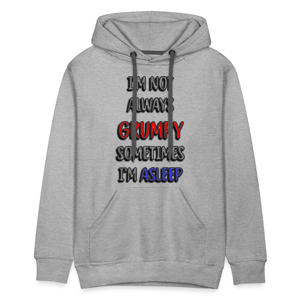 Grumpy Men’s Premium Hoodie - heather grey