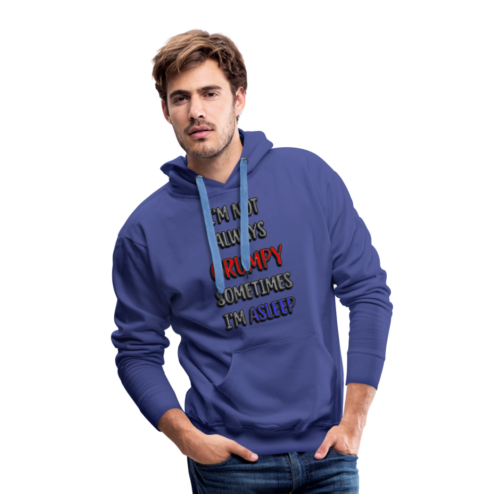 Grumpy Men’s Premium Hoodie - royal blue