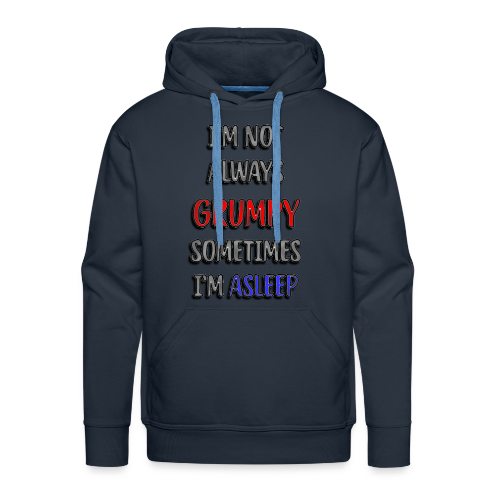 Grumpy Men’s Premium Hoodie - navy