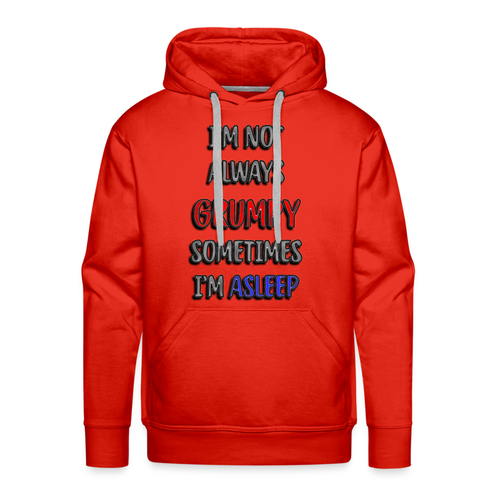 Grumpy Men’s Premium Hoodie - red