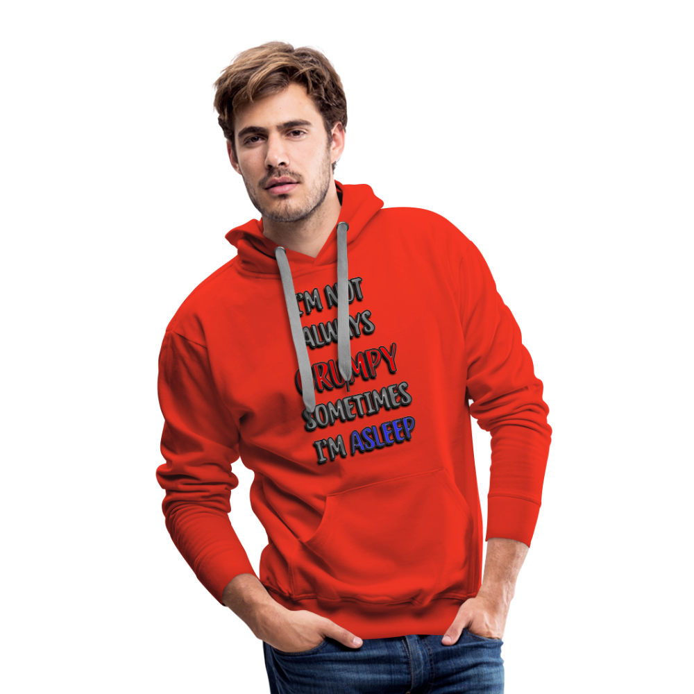 Grumpy Men’s Premium Hoodie - red