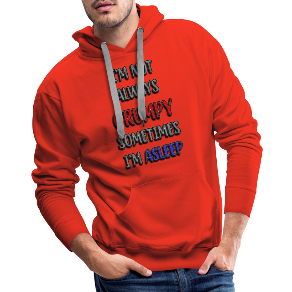 Grumpy Men’s Premium Hoodie - red