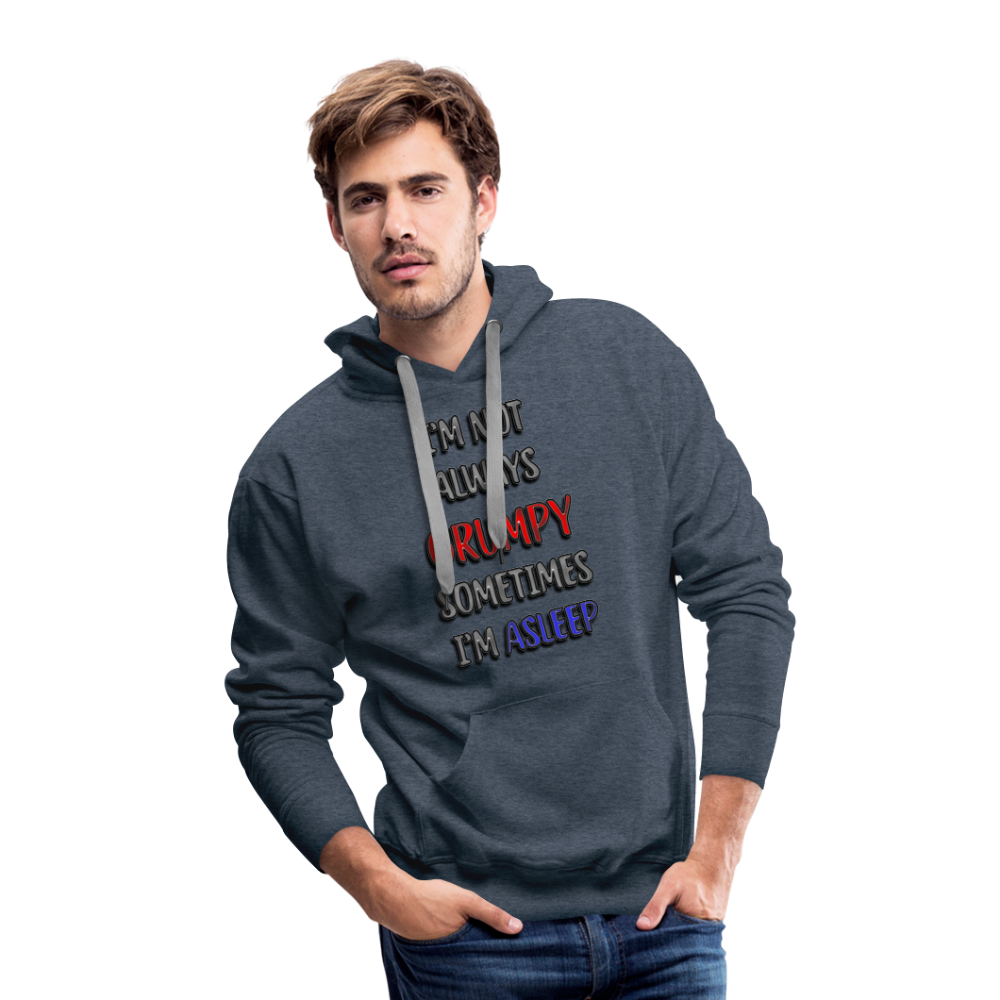 Grumpy Men’s Premium Hoodie - heather denim