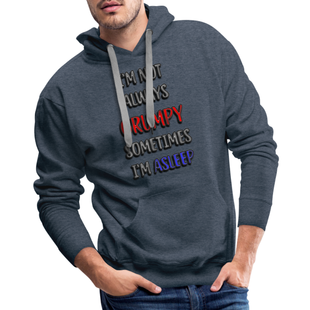 Grumpy Men’s Premium Hoodie - heather denim