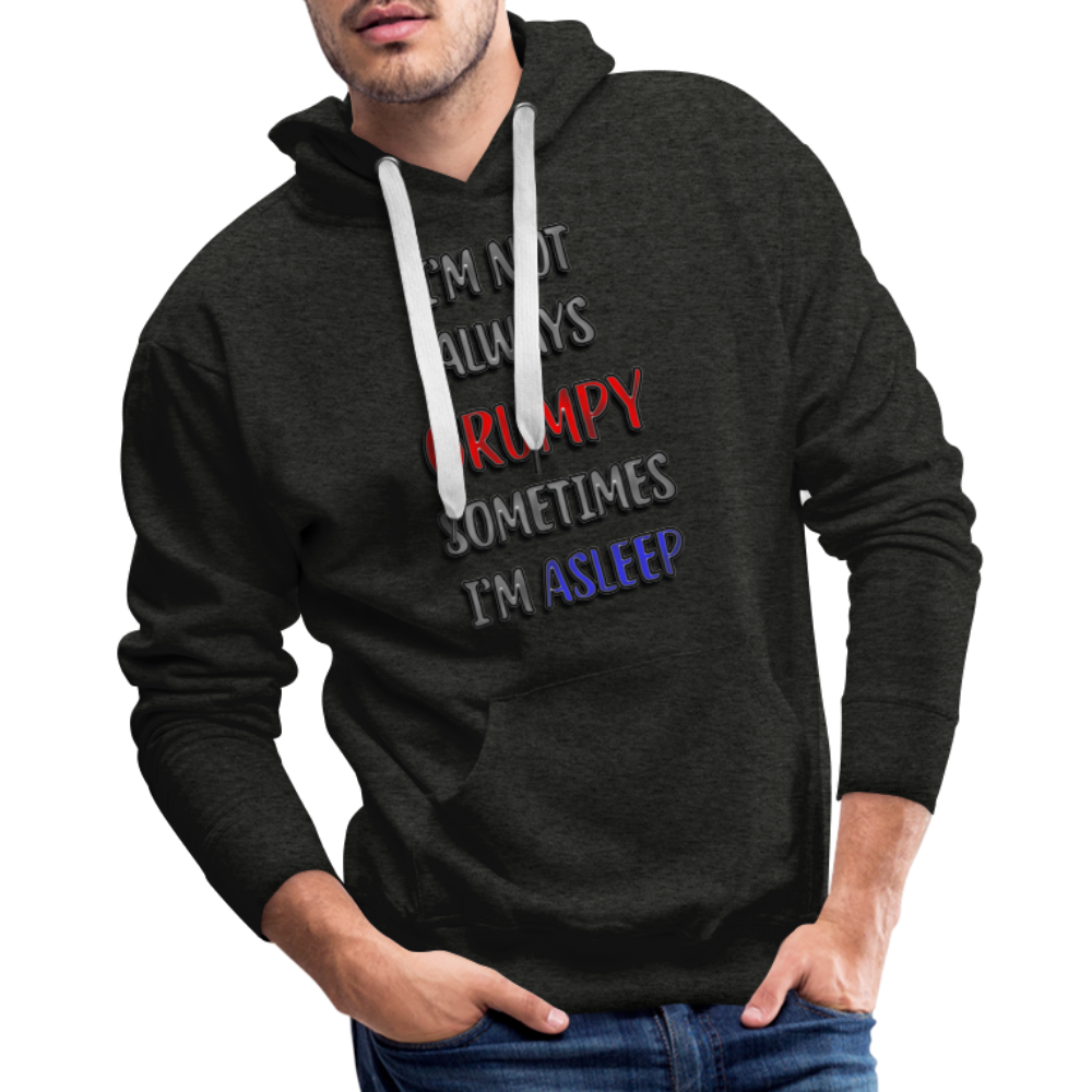 Grumpy Men’s Premium Hoodie - charcoal grey