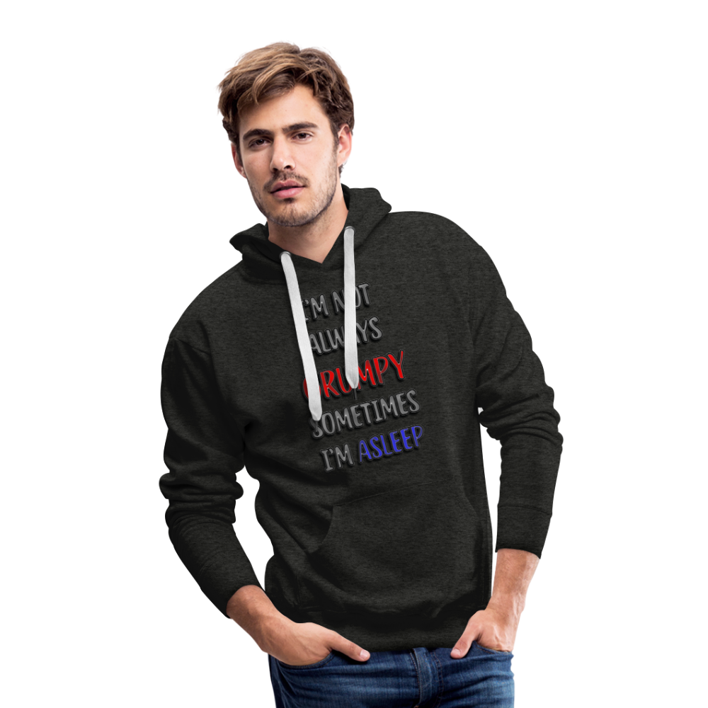 Grumpy Men’s Premium Hoodie - charcoal grey