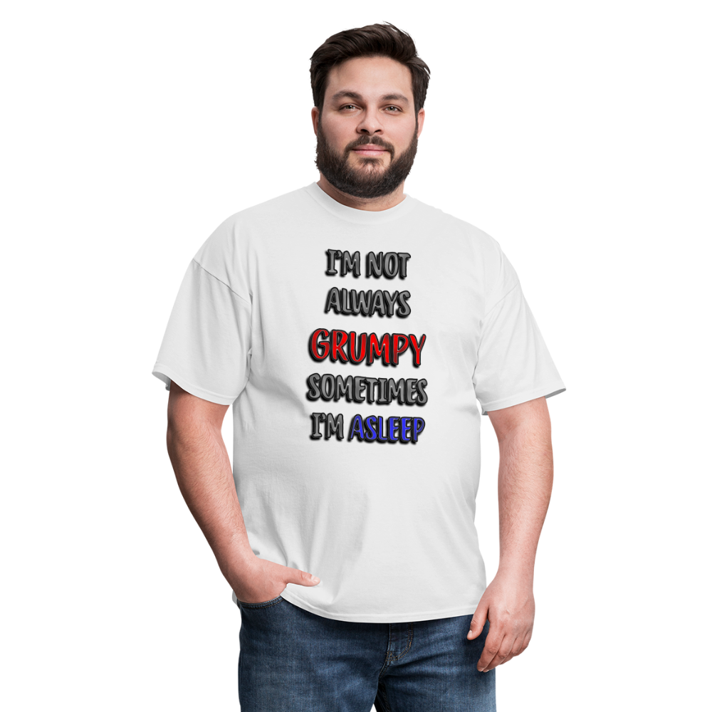 Grumpy Unisex Classic T-Shirt - white