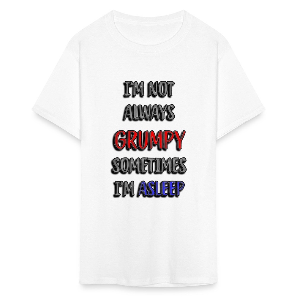 Grumpy Unisex Classic T-Shirt - white