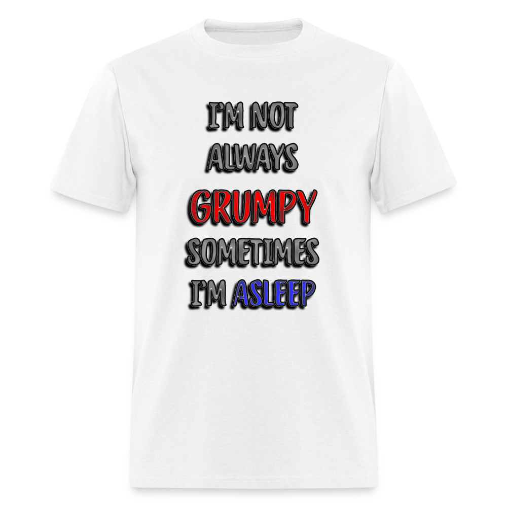 Grumpy Unisex Classic T-Shirt - white