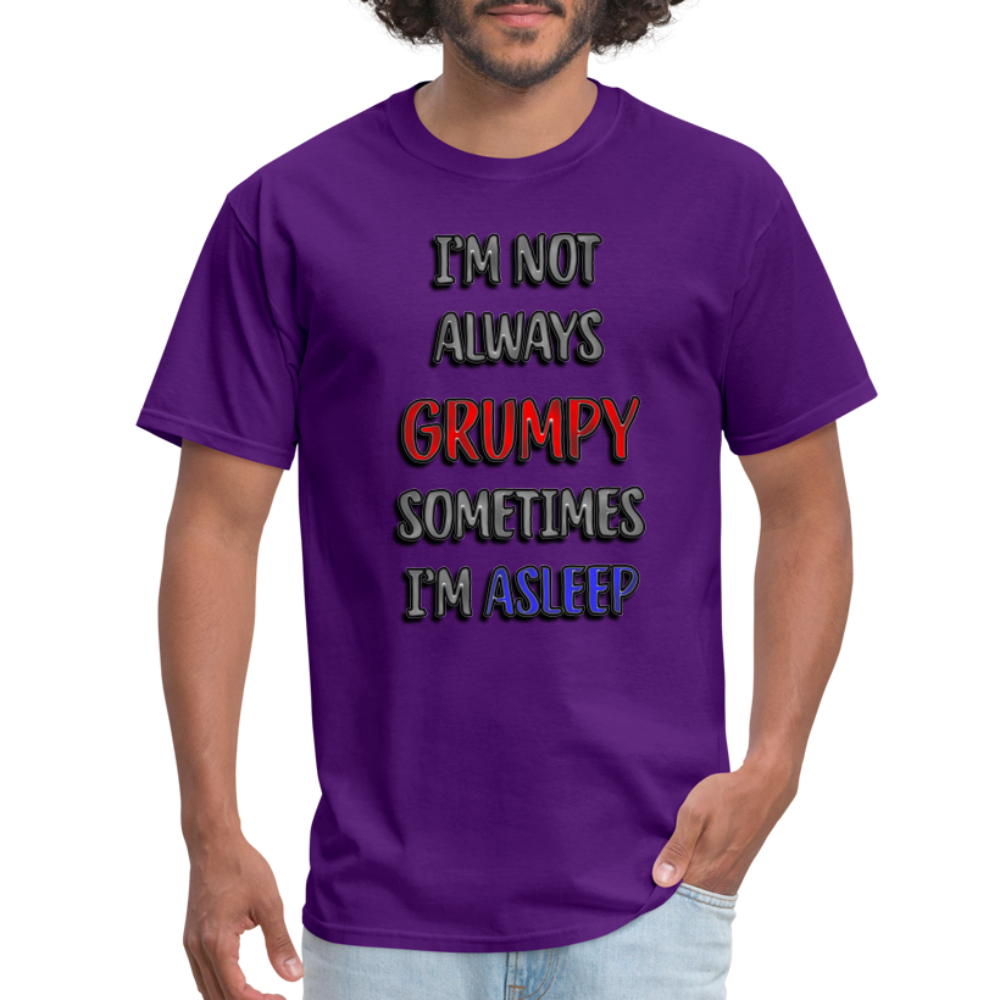 Grumpy Unisex Classic T-Shirt - purple