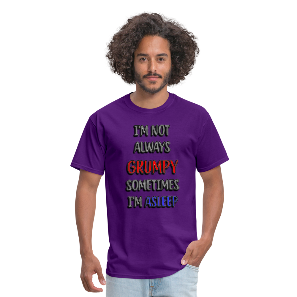 Grumpy Unisex Classic T-Shirt - purple