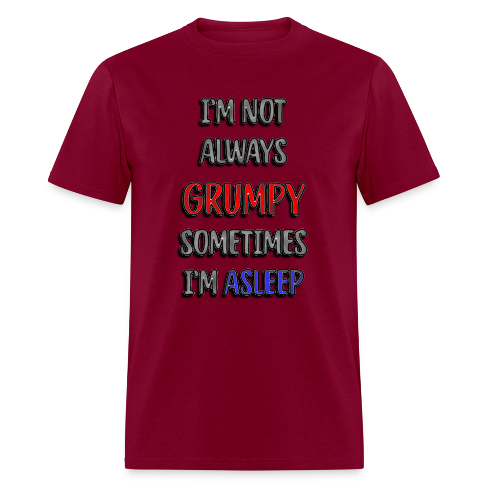 Grumpy Unisex Classic T-Shirt - burgundy