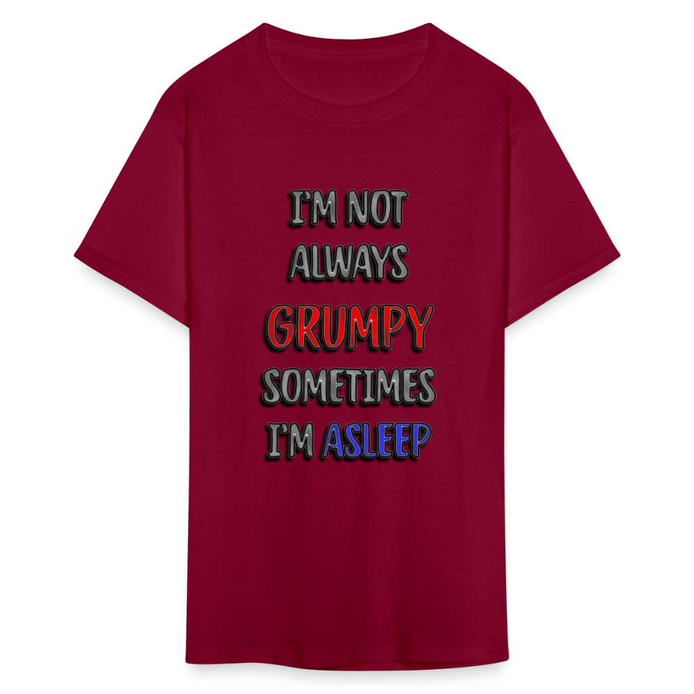 Grumpy Unisex Classic T-Shirt - burgundy