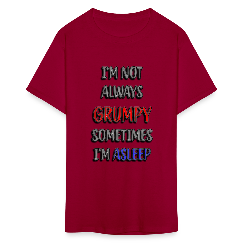 Grumpy Unisex Classic T-Shirt - dark red