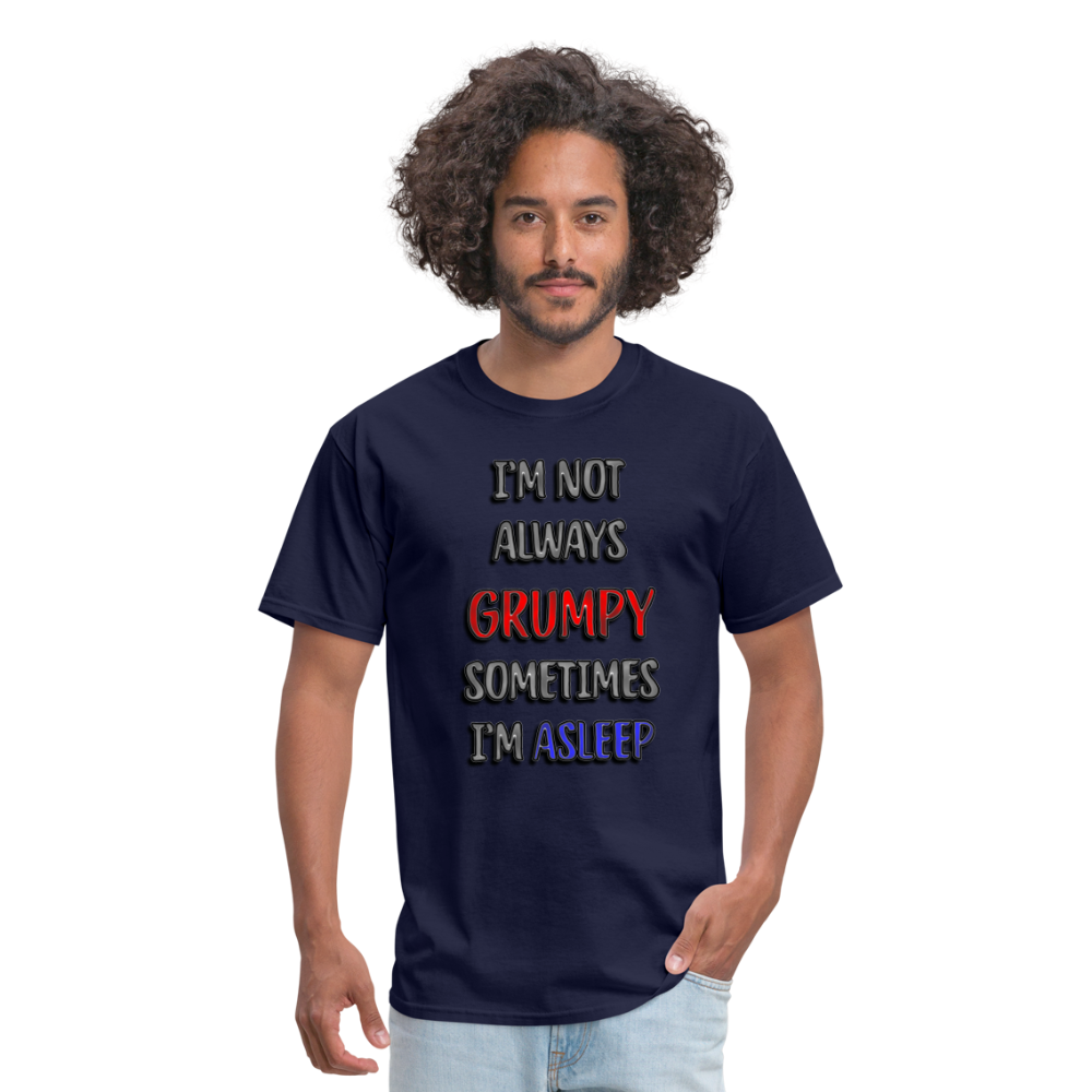 Grumpy Unisex Classic T-Shirt - navy