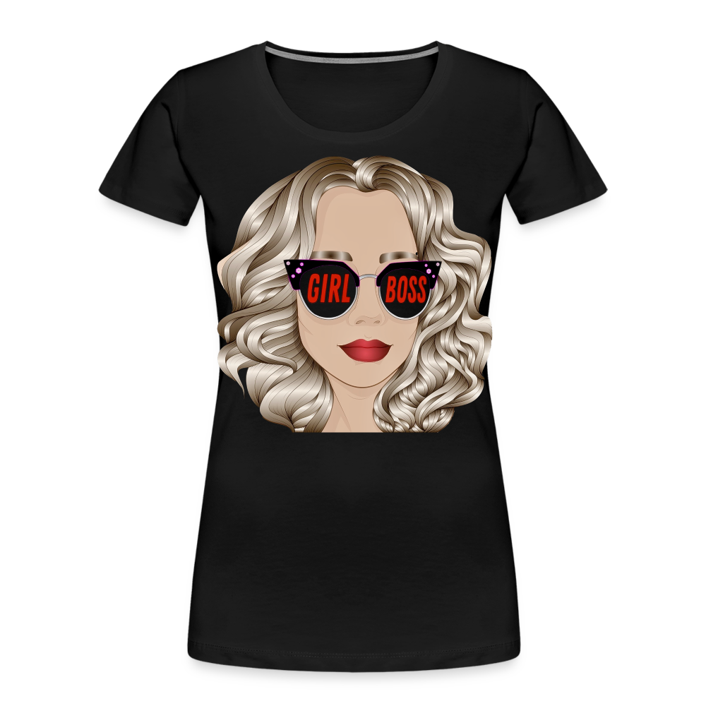 Girl Boss Women’s Premium Organic T-Shirt - black