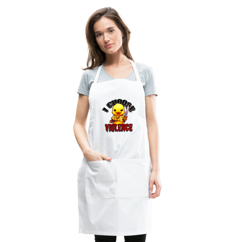 Vinny Adjustable Apron - white