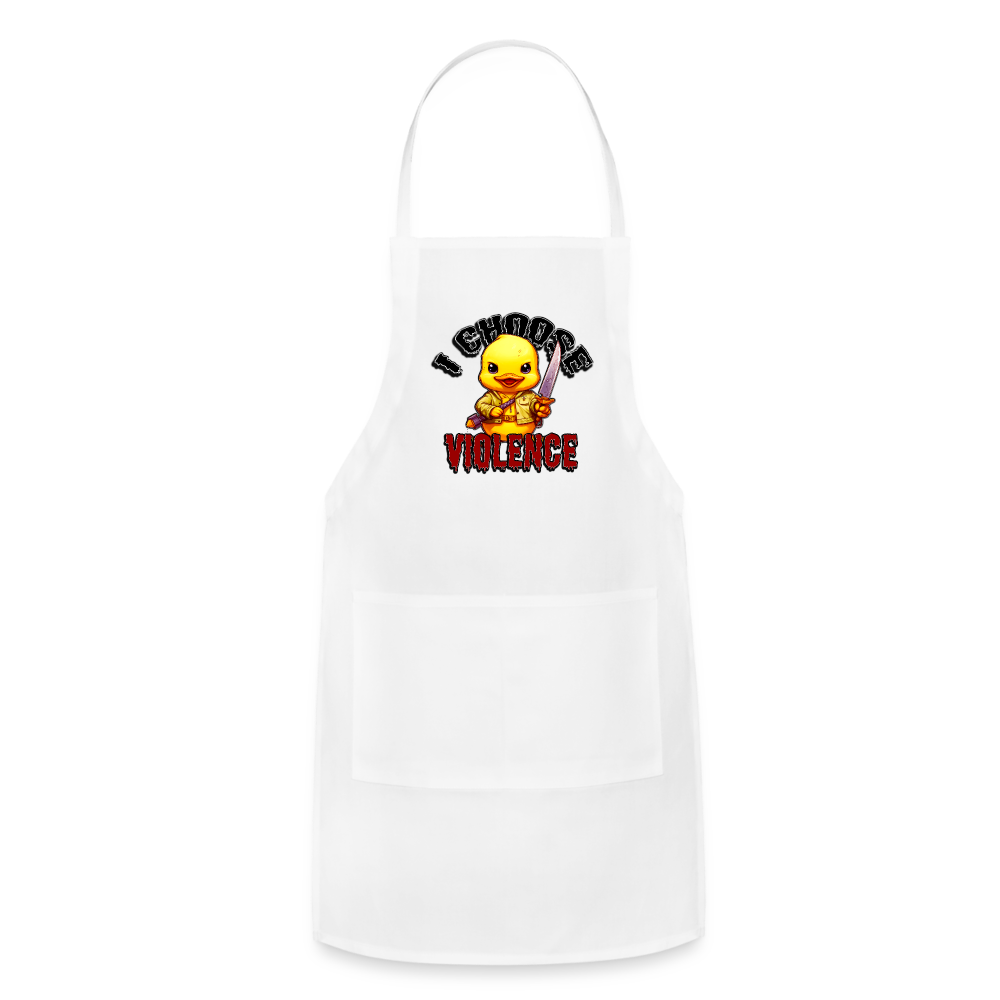 Vinny Adjustable Apron - white