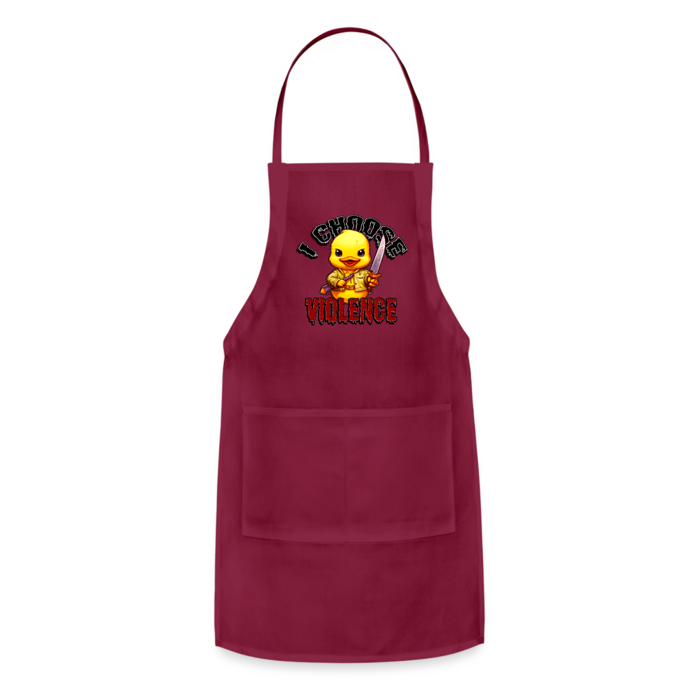 Vinny Adjustable Apron - burgundy