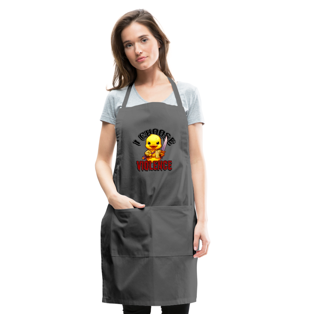 Vinny Adjustable Apron - charcoal