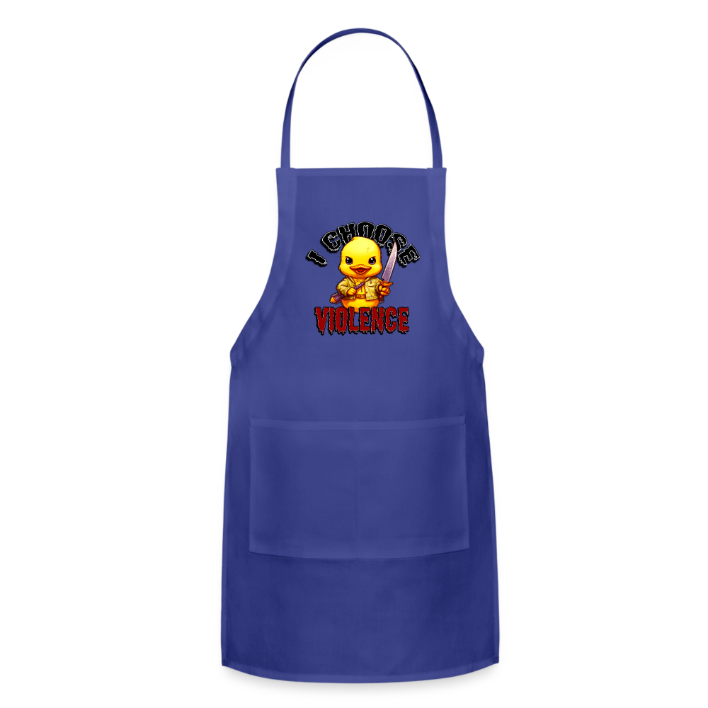 Vinny Adjustable Apron - royal blue