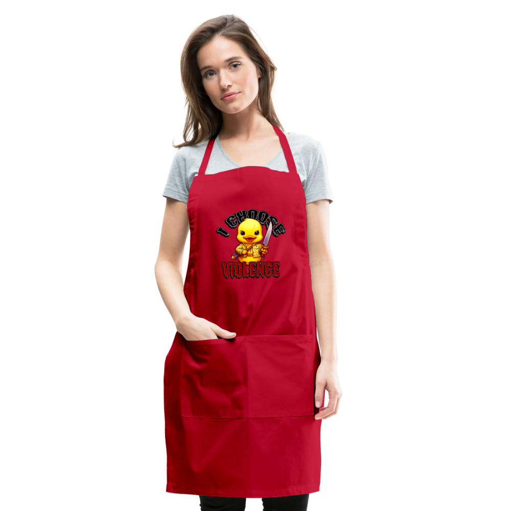 Vinny Adjustable Apron - red