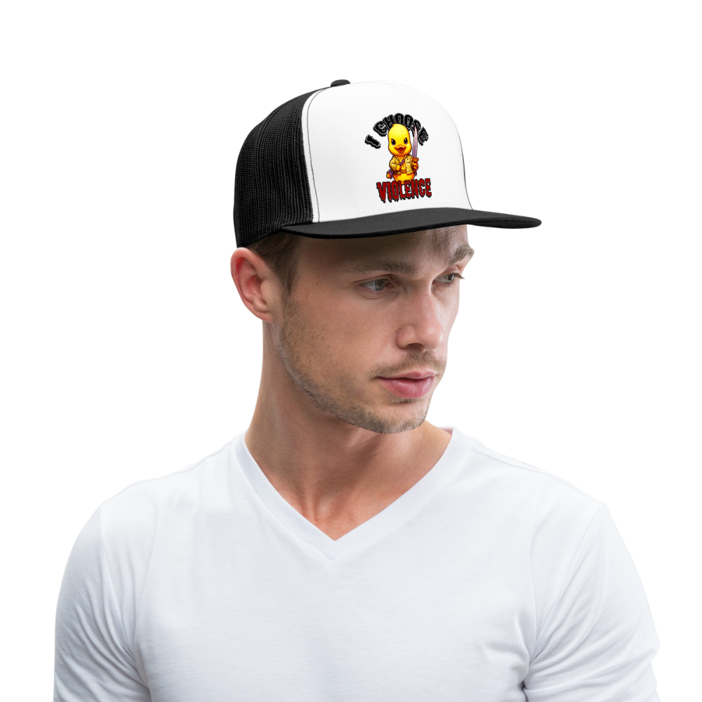 Vinny Trucker Cap - white/black