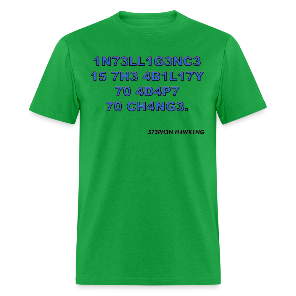 1N73LL1G3NC3 Unisex Classic T-Shirt - bright green