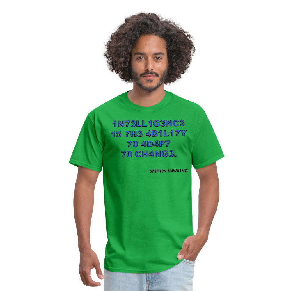 1N73LL1G3NC3 Unisex Classic T-Shirt - bright green