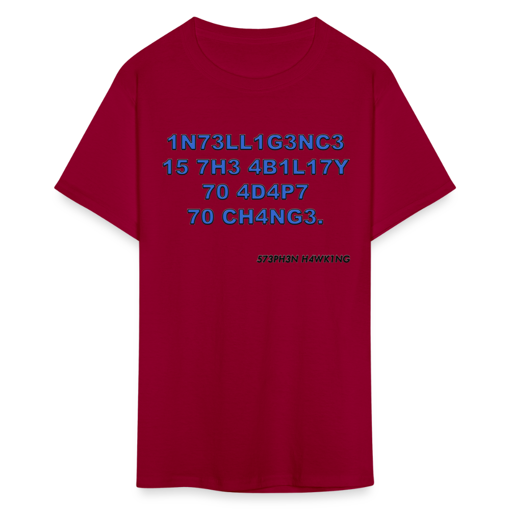 1N73LL1G3NC3 Unisex Classic T-Shirt - dark red