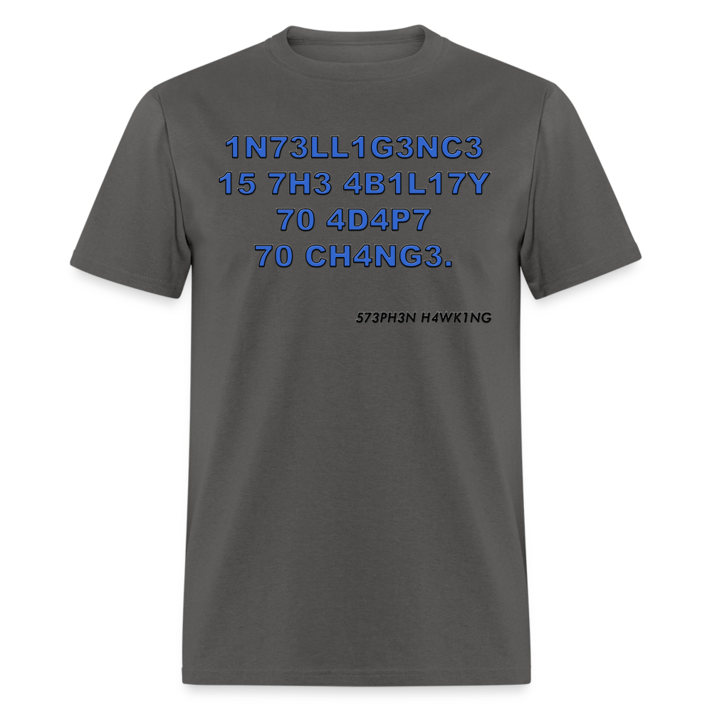 1N73LL1G3NC3 Unisex Classic T-Shirt - charcoal